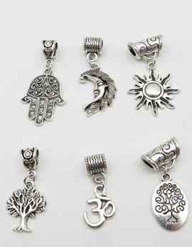 Украшение для дред в ассортименте (серебро) (Серебристый светлый)